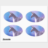 Sticker Ovale Personnaliser (Feuille)