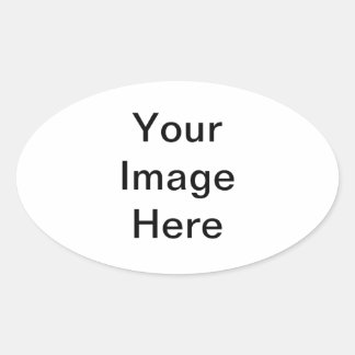 Sticker Ovale Personnaliser avec le logo ou le nom de votre entr