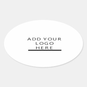 Sticker Ovale Personnaliser - Design - Ajouter votre logo