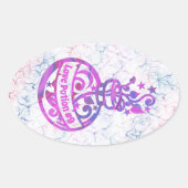 Sticker Ovale Personnaliser votre bouteille de potion Oval Stick (Devant)