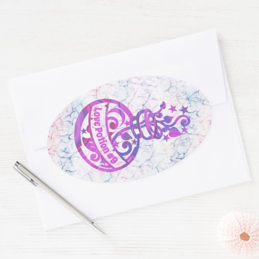 Sticker Ovale Personnaliser votre bouteille de potion Oval Stick (Enveloppe)
