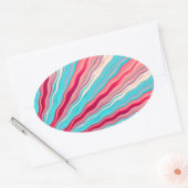 Sticker Ovale Perspective vague (Enveloppe)
