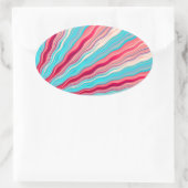 Sticker Ovale Perspective vague (Sac)