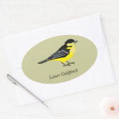 Sticker Ovale Petit goldfinch (Enveloppe)