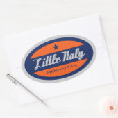 Sticker Ovale Petite Italie (Enveloppe)