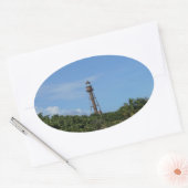 Sticker Ovale Phare de Sanibel (Enveloppe)