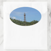 Sticker Ovale Phare de Sanibel (Sac)