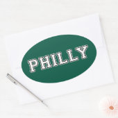Sticker Ovale Philadelphie Pennsylvanie (Enveloppe)