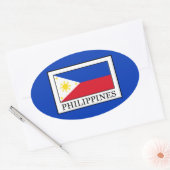 Sticker Ovale Philippines (Enveloppe)
