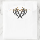 Sticker Ovale Phoenix (Sac)