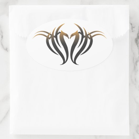 Sticker Ovale Phoenix (Sac)
