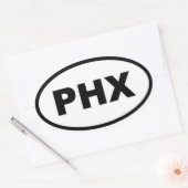 Sticker Ovale Phoenix PHX (Enveloppe)