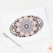 Sticker Ovale Photographie d'Art Whirer africain (Enveloppe)