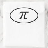 Sticker Ovale Pi (Sac)