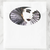 Sticker Ovale Pierrot (Sac)