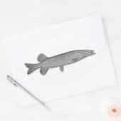 Sticker Ovale Pike du Nord (Enveloppe)