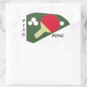 Sticker Ovale Ping Pong (Sac)