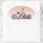 Sticker Ovale Pinky 614 (Sac)