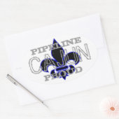 Sticker Ovale Pipeline Cajun (Enveloppe)
