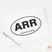 Sticker Ovale Pirate Oval (Enveloppe)