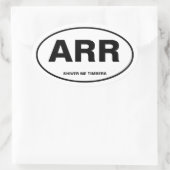 Sticker Ovale Pirate Oval (Sac)