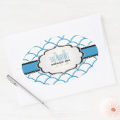 Sticker Ovale PixDezines balance des trellis/do-it-yourself coul (Enveloppe)