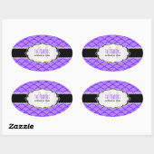 Sticker Ovale PixDezines balance des trellis/do-it-yourself coul (Feuille)