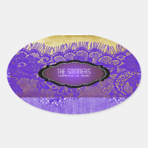 Sticker Ovale PixDezines couleur vintage/do-it-yourself couleur