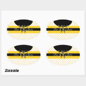 Sticker Ovale PIxDezines do-it-yourself couleurs, Dots et al. (Feuille)