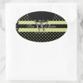 Sticker Ovale PIxDezines do-it-yourself couleurs, Dots et al. (Sac)