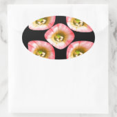 Sticker Ovale Plaisir Floral (Sac)