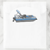 Sticker Ovale plaisir ponton (Sac)