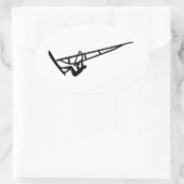 Sticker Ovale Planeur (Sac)