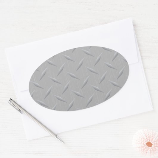 Sticker Ovale Plaque de diamant (Enveloppe)