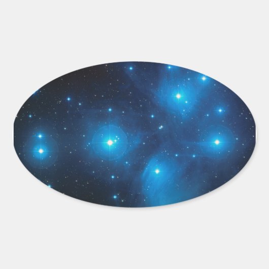 Sticker ovale Pleiades (Devant)