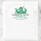 Sticker Ovale Plongée commerciale Innsmouth (Sac)