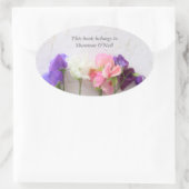 Sticker Ovale Pois doux frais (Sac)