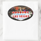 Sticker Ovale Poison de Las Vegas (Sac)