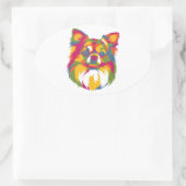 Sticker Ovale Poison parfait pour le Livre de Pet (Sac)