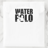 Sticker Ovale Polo d'eau (Sac)