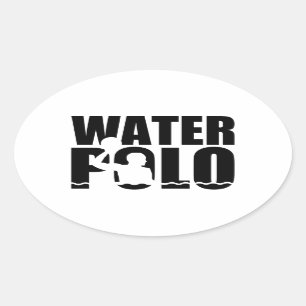 Sticker Ovale Polo d'eau
