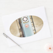 Sticker Ovale pompe à essence (Enveloppe)