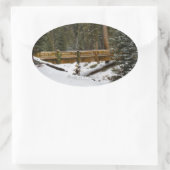 Sticker Ovale Pont à Wuksachi (Sac)