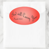 Sticker Ovale Porte-toi (Sac)