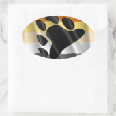 STICKER OVALE PORTEZ FIDE WAVY DESIGN (Sac)