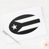 Sticker ovale Porto Rico (Enveloppe)