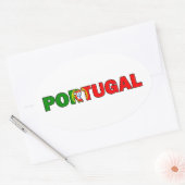 Sticker Ovale Portugal (Enveloppe)