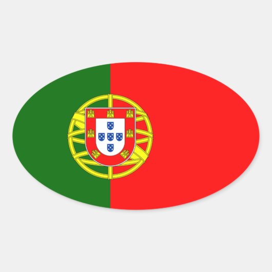 Sticker ovale Portugal* (Devant)
