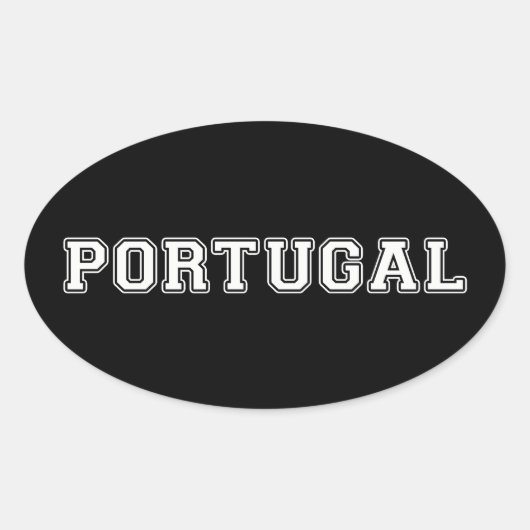 Sticker Ovale Portugal (Devant)
