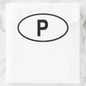 Sticker Ovale Portugal P (Sac)